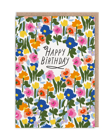 Meadow Flowers Birthday Card