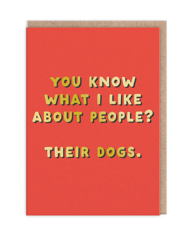 What I Like About People Greeting Card