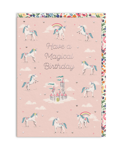 Magical Unicorns Birthday Card