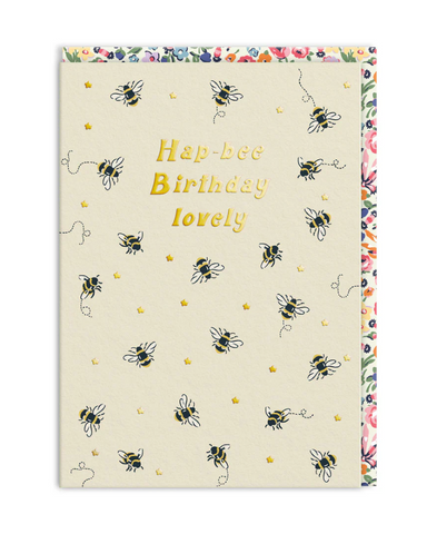 Hap-Bee Birthday Card