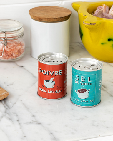 Sel and Poivre Retro Salt & Pepper Set