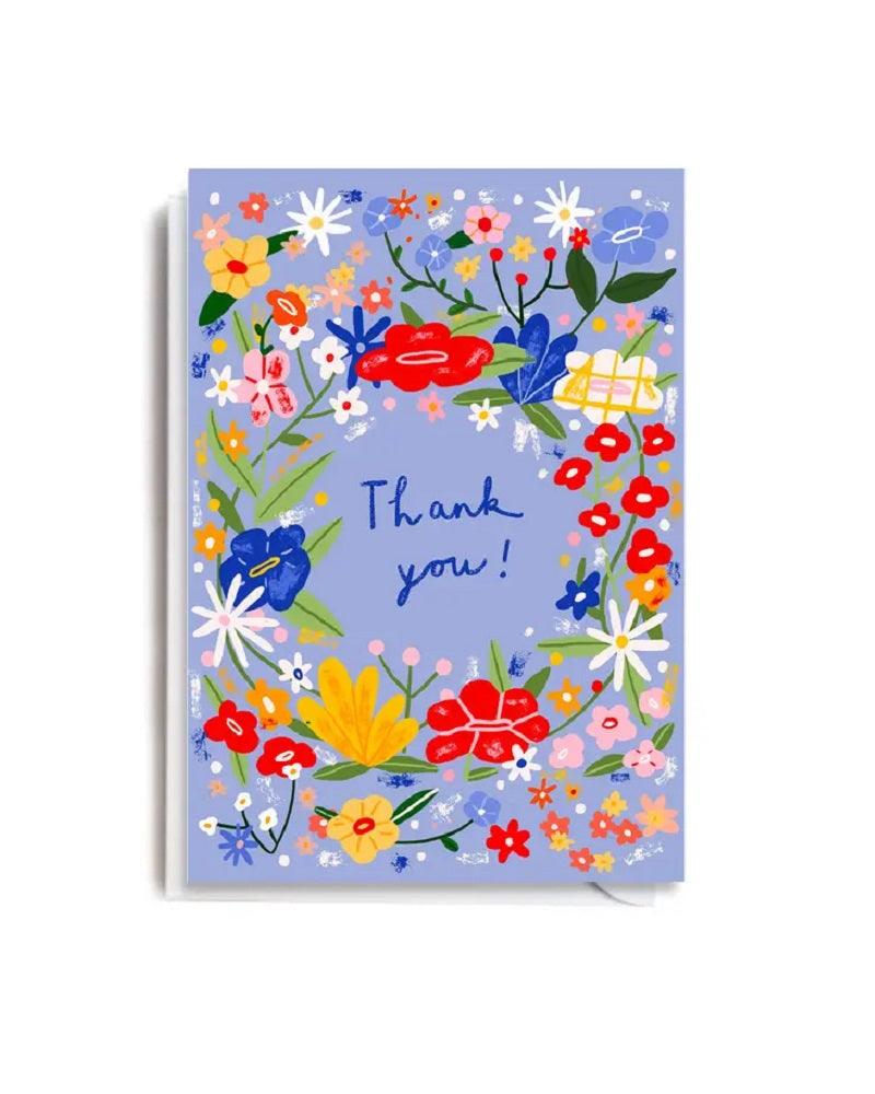 Floral Thank You Card