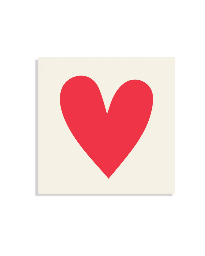 Big Red Heart Greeting Card