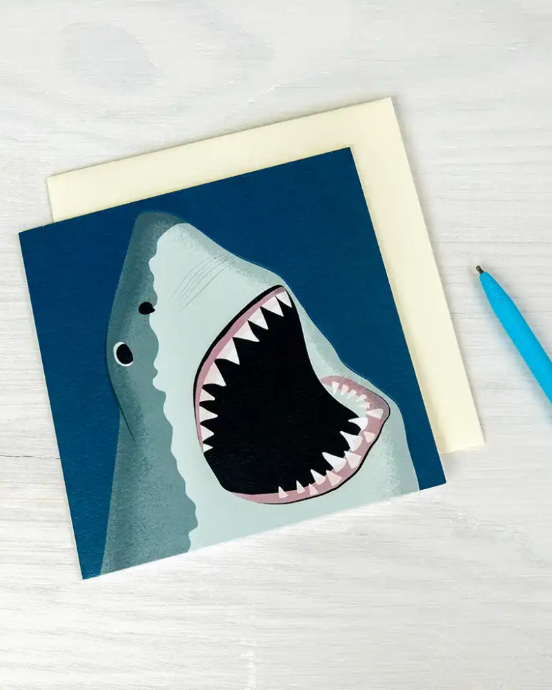 Great White Shark Greeting Card