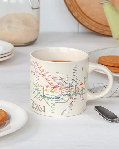 TFL Heritage Tube Map Ceramic Mug
