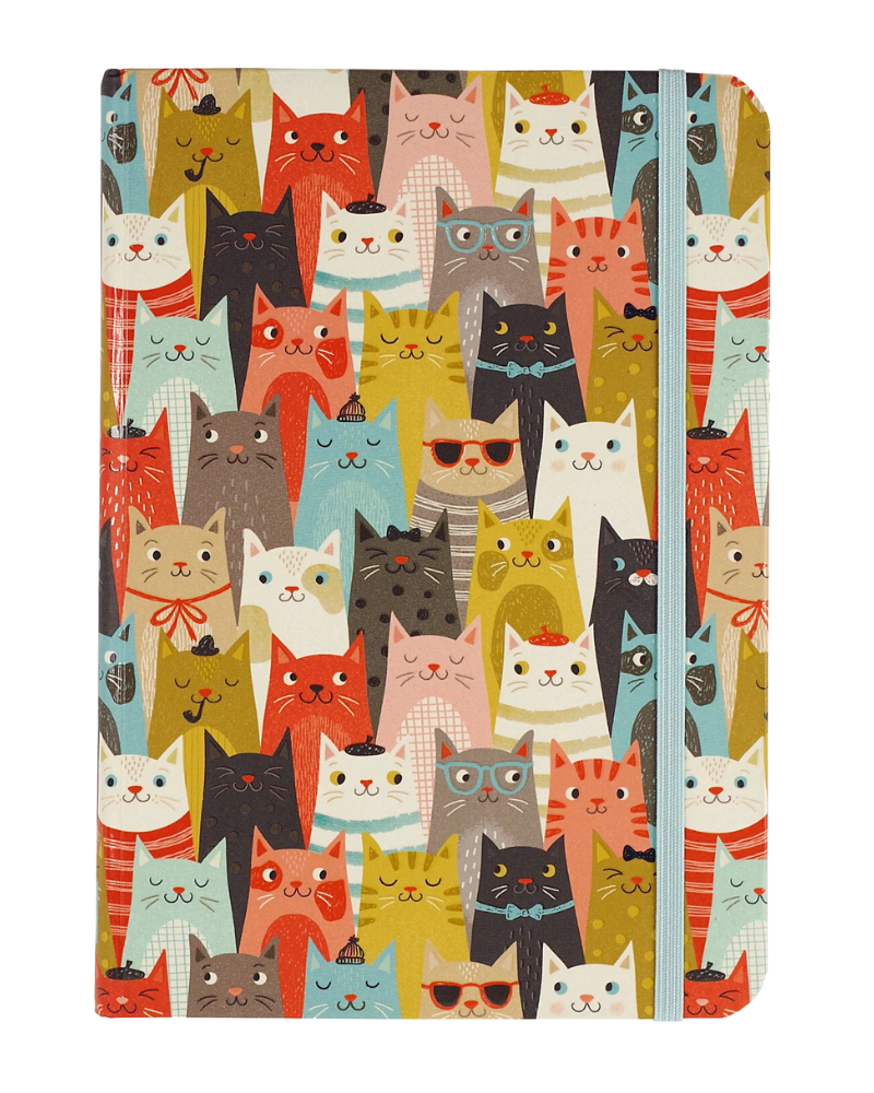 Cartoon Cats Small Journal