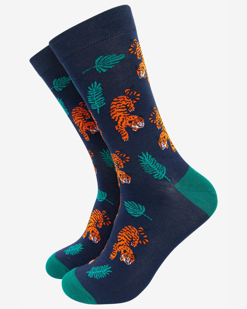 Jungle Tiger Mens Socks