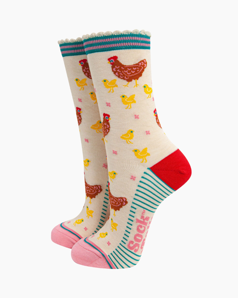 Hens & Chicks Ladies Socks