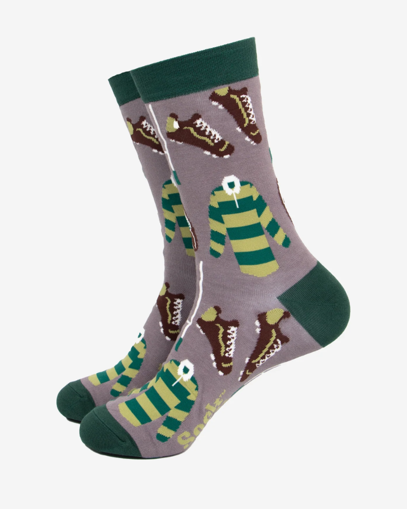 Rugby Print Mens Socks