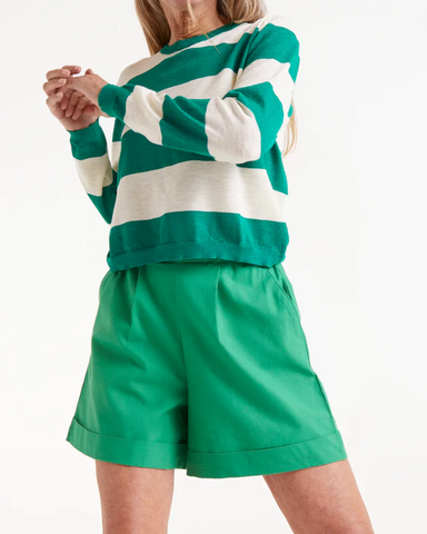 Green Button Shorts