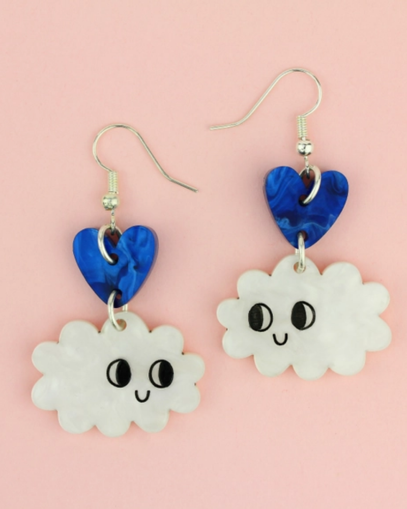 Dooderly Cloud Drop Earrings