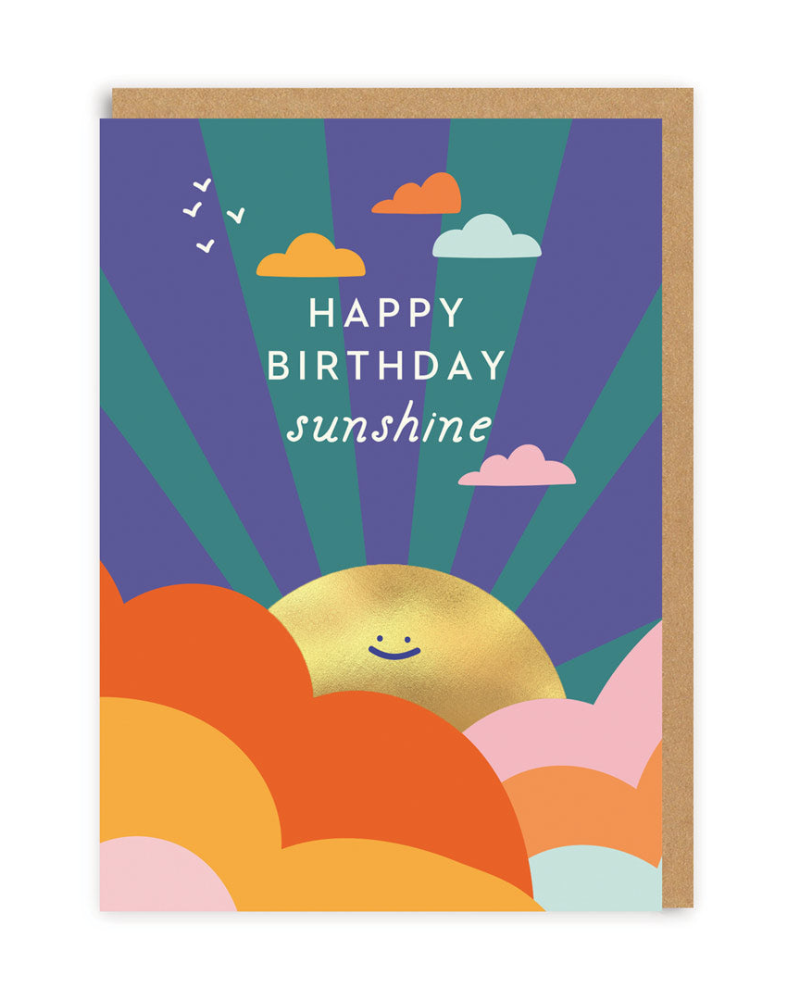 Happy Birthday Sunshine Greeting Card