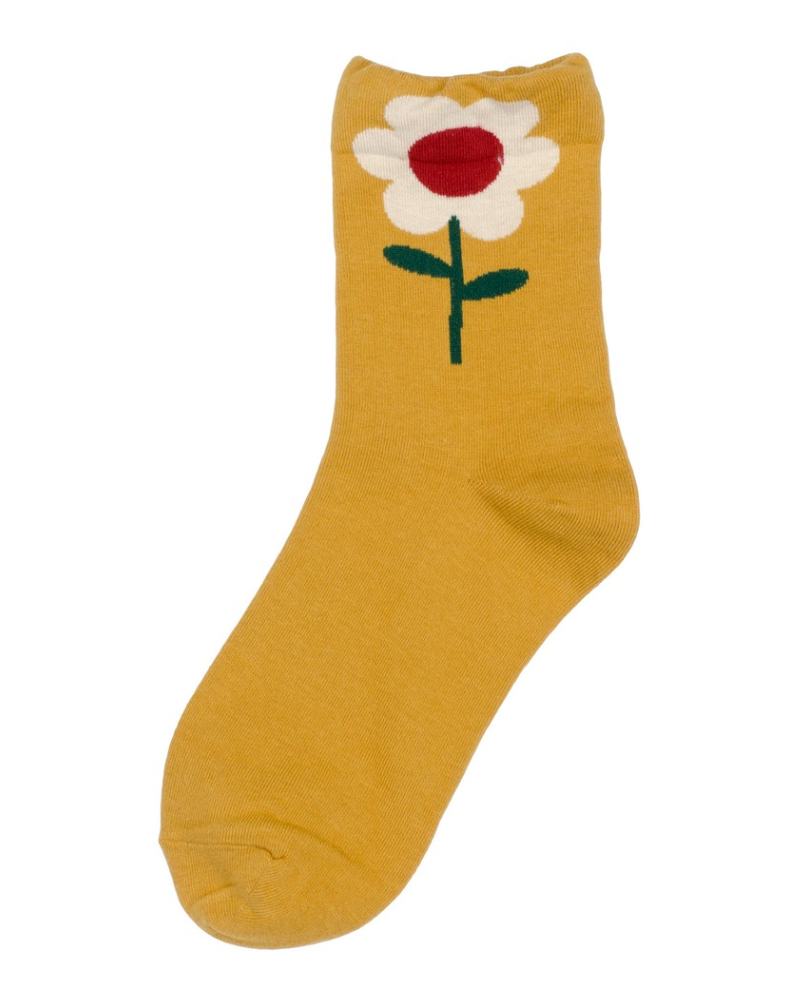 Big Flower Unisex Ankle Socks Assorted