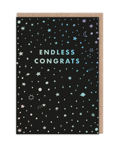 Endless Congrats Celestial Greeting Card