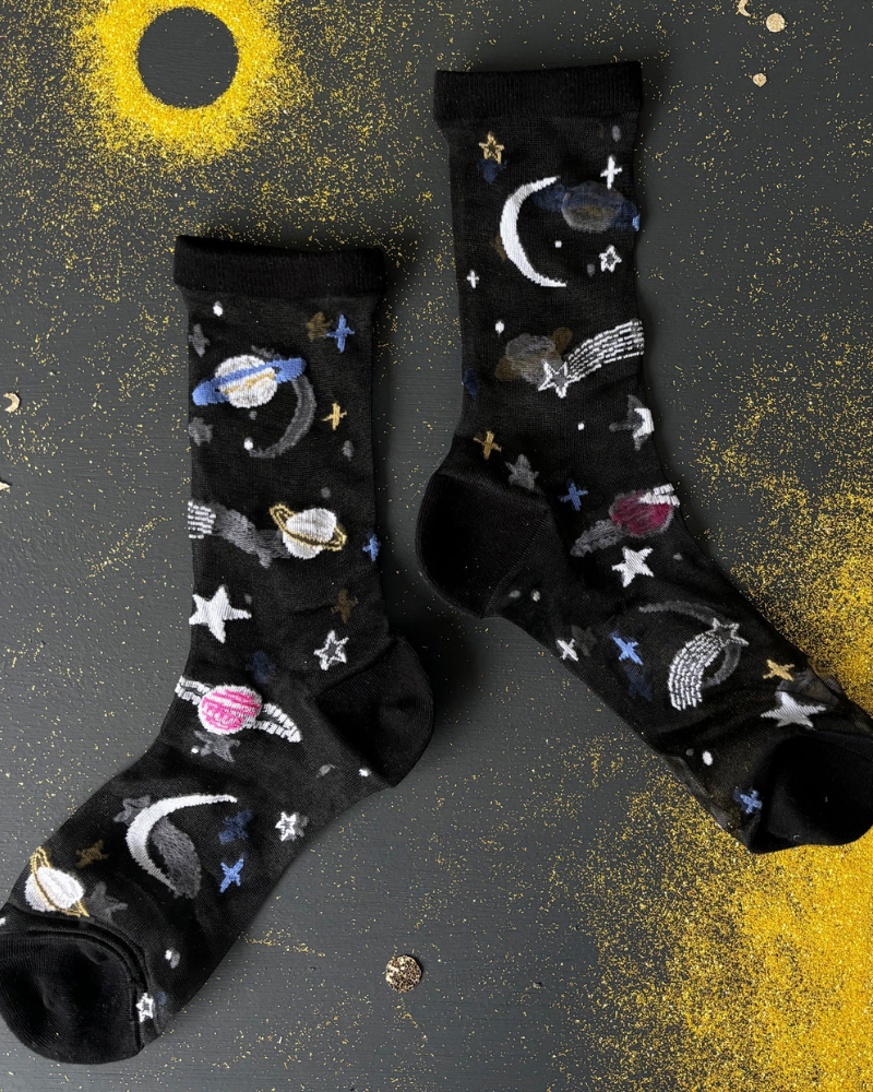 After Dark Celestial Ladies Sheer Socks