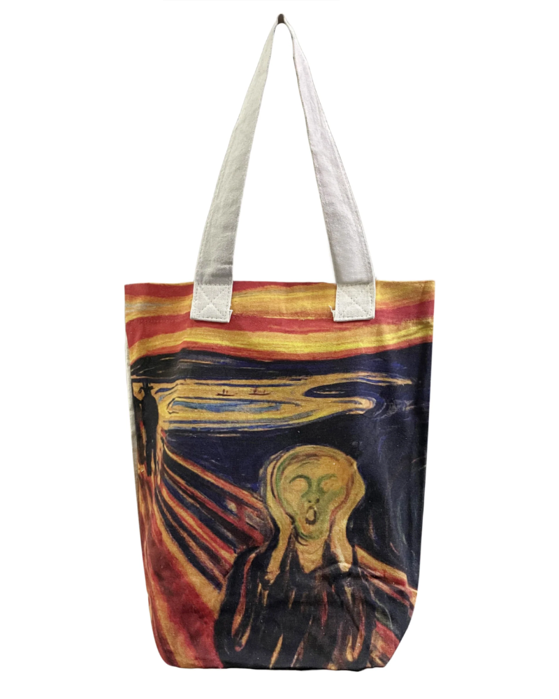 Edvard Munch The Scream Canvas Tote Bag Shopper