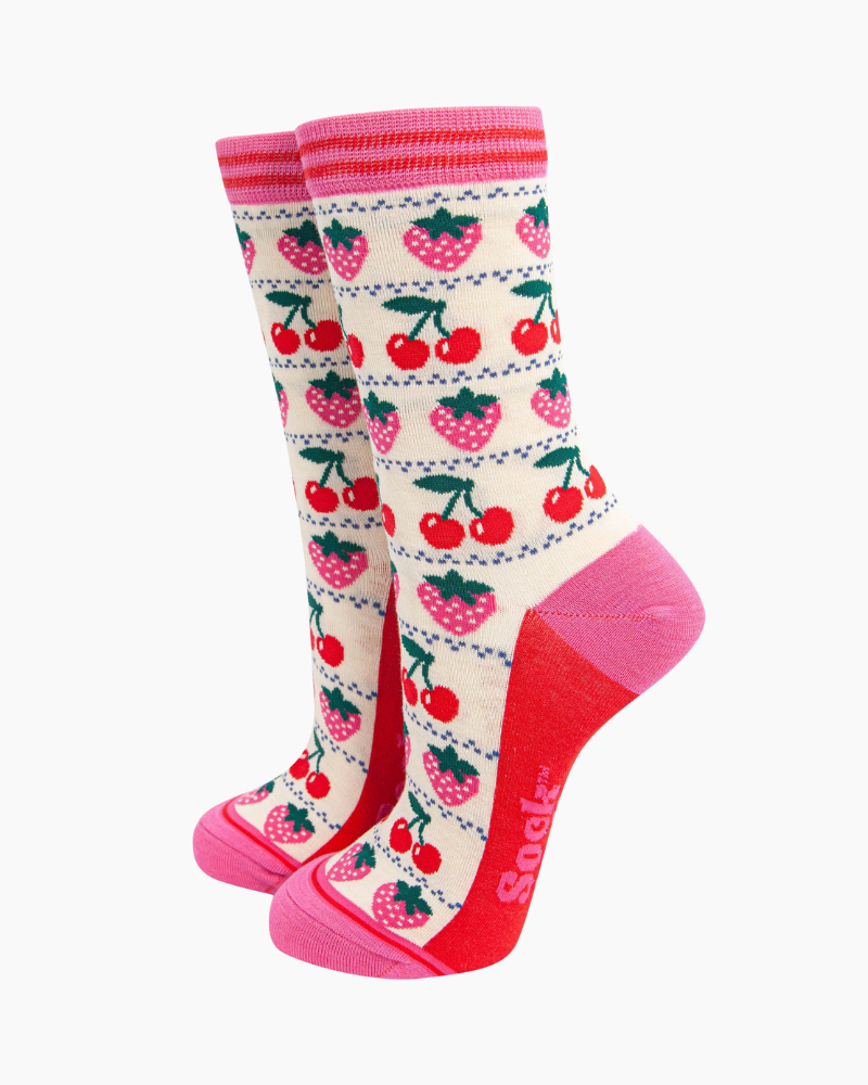 Summer Berries Ladies Socks