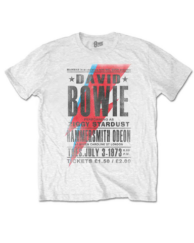 David Bowie Unisex T-Shirt: Hammersmith Odeon