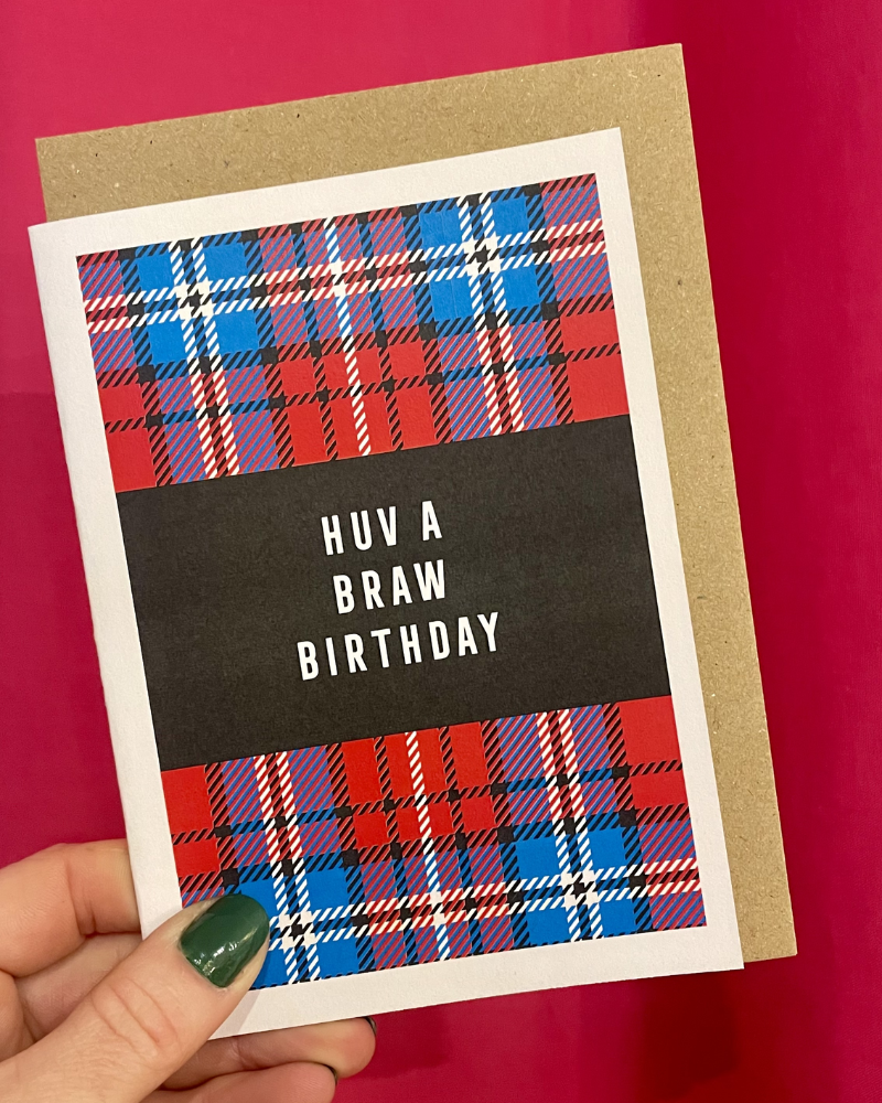 Huv a Braw Birthday Card