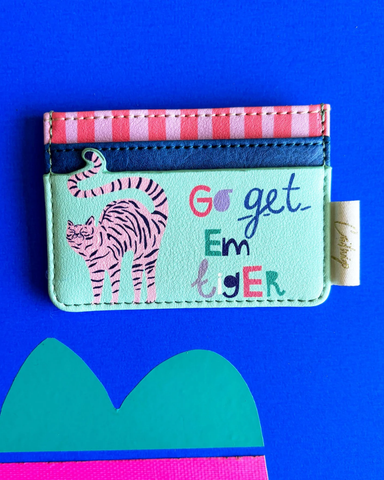 Catnip Go Get 'Em Tiger Card Holder