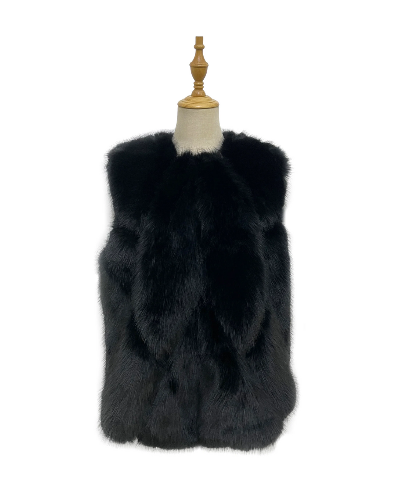 Faux Fur Gilet Assorted Colours