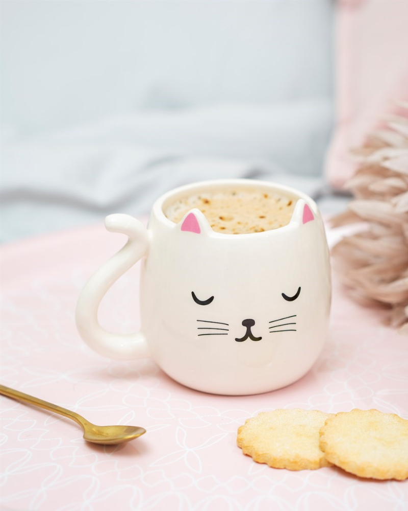 Cutie Cat Shaped Mug