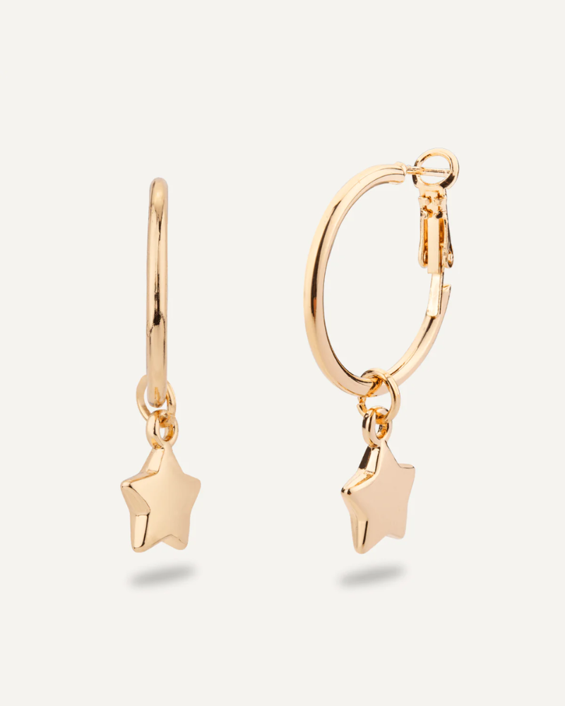 Eternal Star Hoop Earrings by D&X