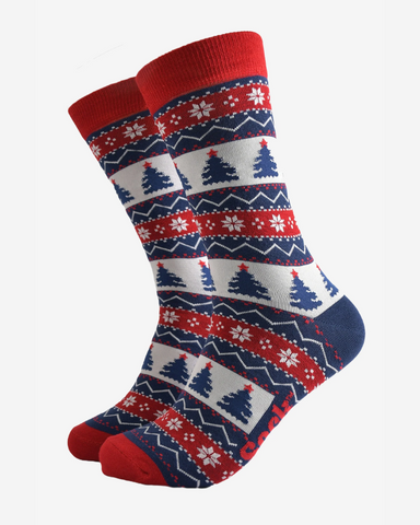 Christmas Fairisle | Men's Bamboo Socks