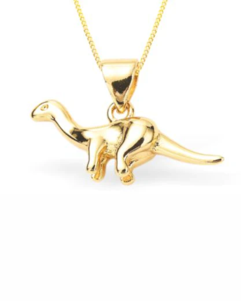 Diplodocus Dinosaur Charm Necklace