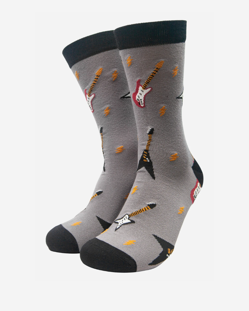 Guitar Print | Men's Bamboo Socks