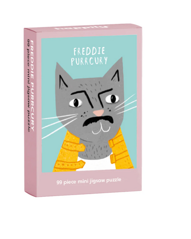 Freddie Purr-cury Mini Jigsaw Puzzle