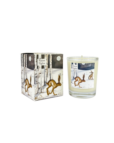 Hare Orange Clove Scented Illustrated Candle Wildlife Collection