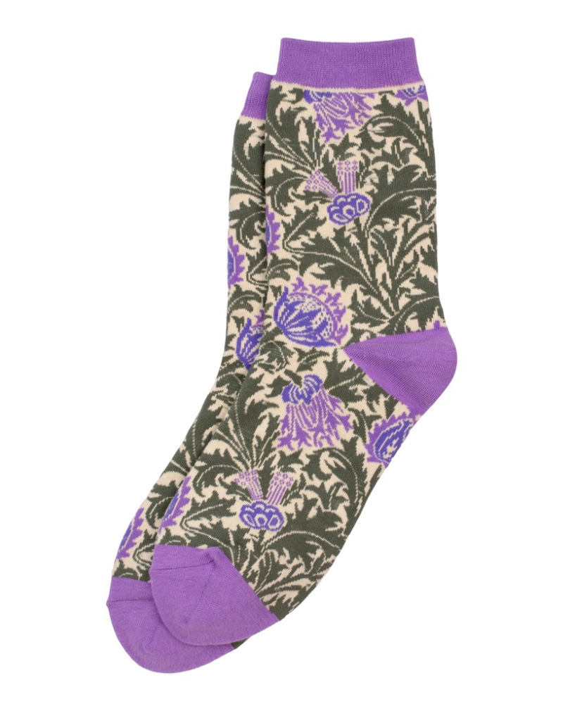 William Morris Thistle Ladies Socks