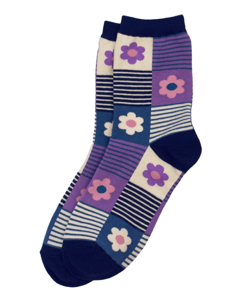 Flower Box Ladies Socks Assorted