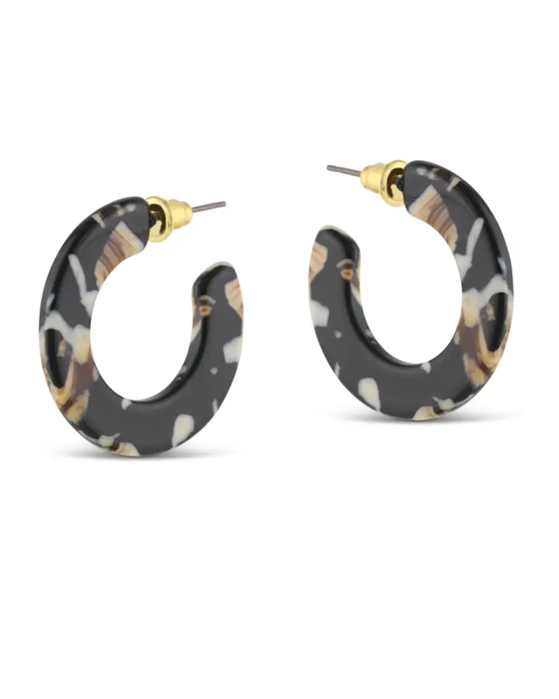 Jessica Tiny Cut Out Hoop Earrings