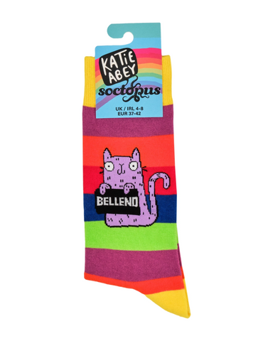 Bellend Rainbow Mens Crew Socks