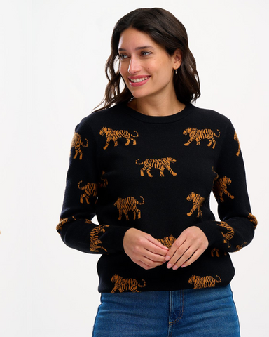 Lizzie Tiger Repeat Jumper by Sugarhill Brighton