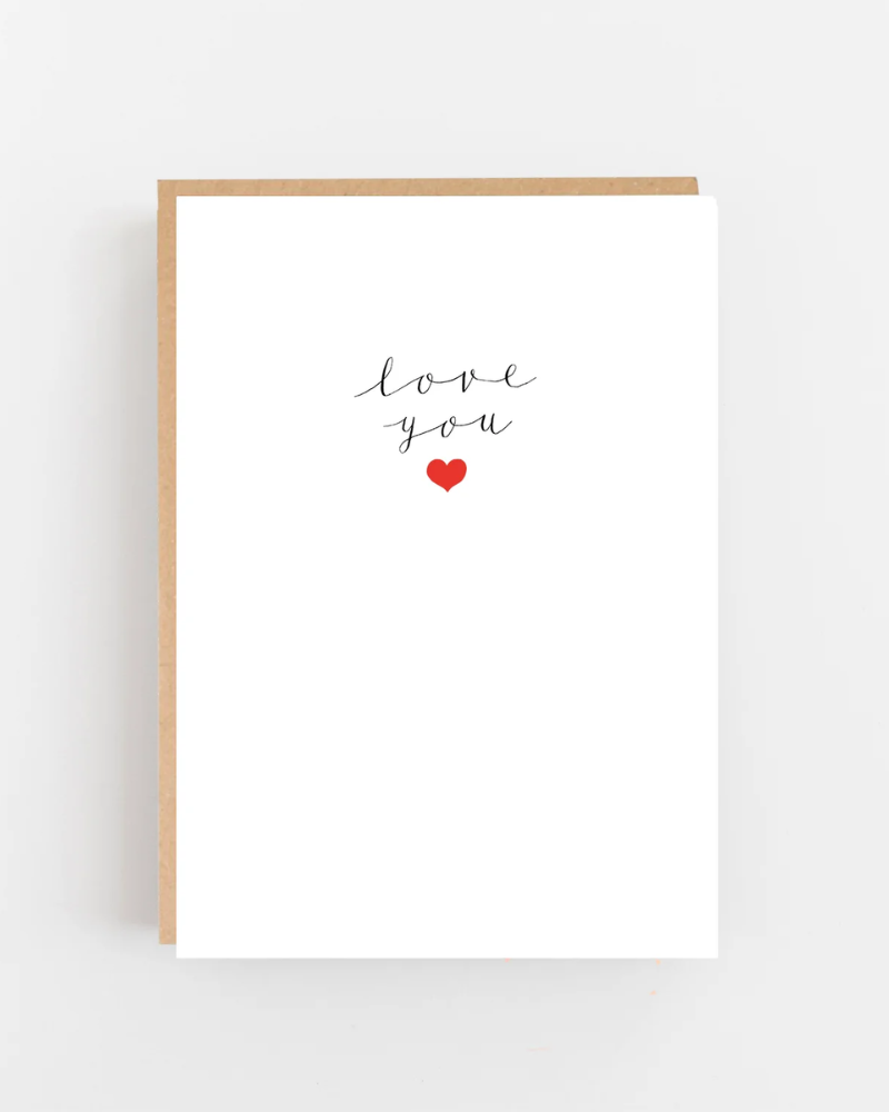 Love You Greeting Card