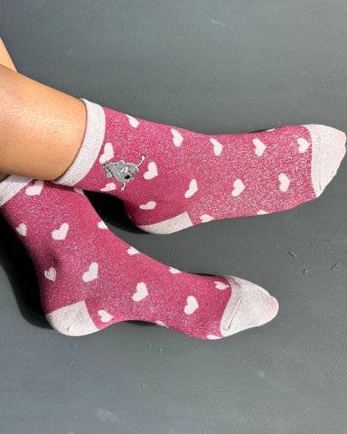 Moomin Love Glitter Ladies Socks