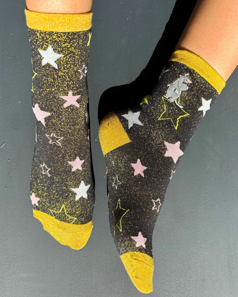 Moomin Star Glitter Ladies Socks