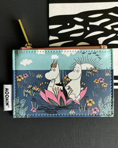 Moomin Lotus Lake Zip Purse