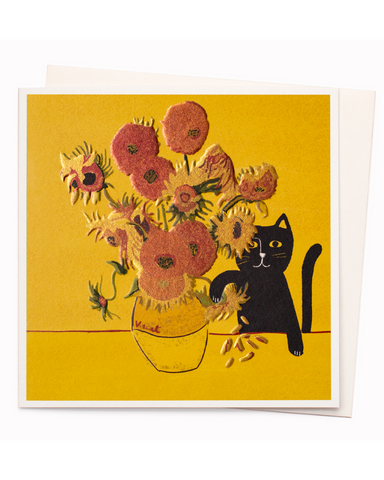 Vincent's Cat Greeting Card