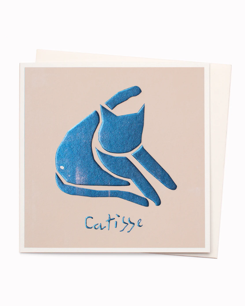 Catisse Matisse Greeting Card