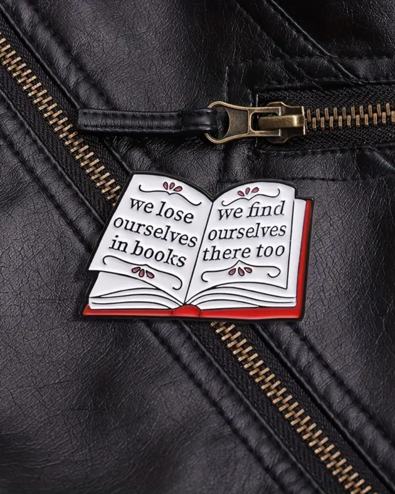 Literature Lover Enamel Pin Badge