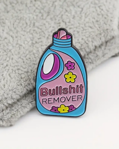 Quirky Cleaning Supplies Enamel Pin Badges Assorted