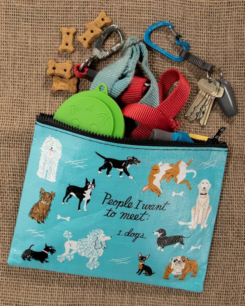 People I Want to Meet Dogs Zipper Pouch