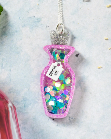 Drink Me Candy Sensory Pendant Necklace