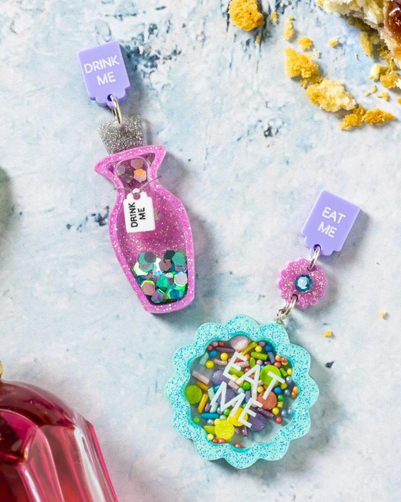 Eat Me Drink Me Candy Sensory Drop Earrings