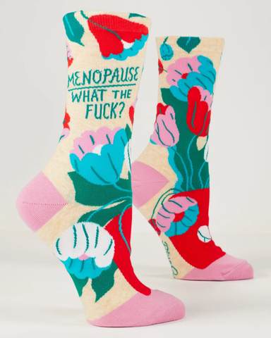 Menopause WTF Ladies' Crew Socks