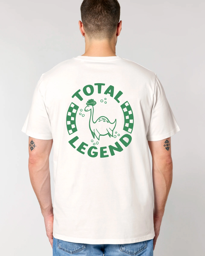 Total Legend Loch Ness Monster Unisex T-Shirt by Gillian Kyle